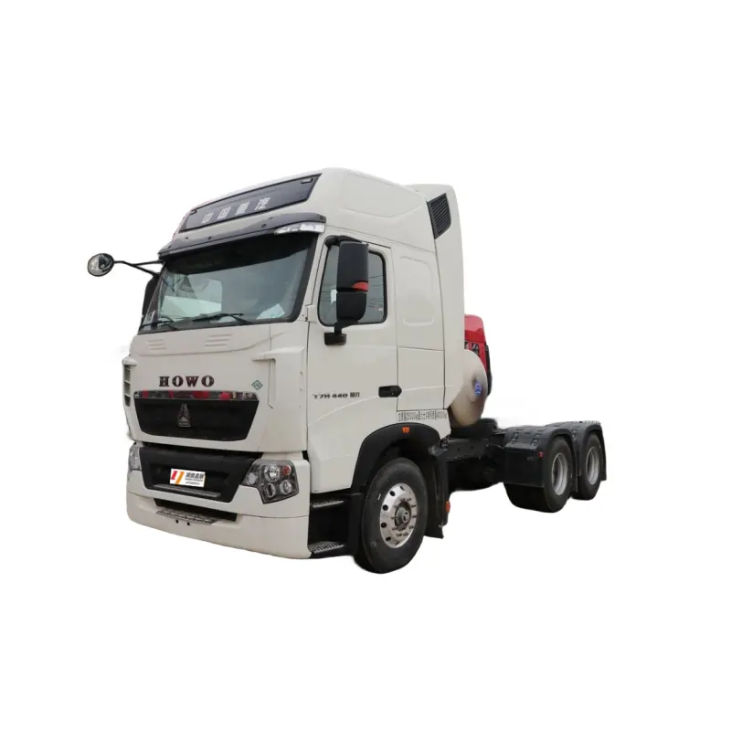 إيداع عالية الجودة 6x4 6x2 4x2 متعددة الدفع شكل الخدمات اللوجستية توزيع شاحنة الجر الوزن الإجمالي 40T هوو t7h