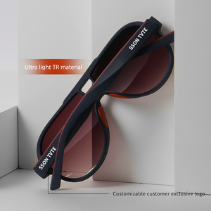 Occhiali da sole rotondi retrò aviazione <span class=keywords><strong>lenti</strong></span> sfumate S11110 occhiali da sole pilota di grandi dimensioni occhiali da sole per Unisex - Product Image 5