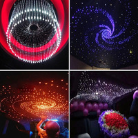 Lumière ambiante pour toit de voiture à fibres optiques LED RGBW 7420-V4