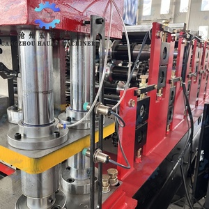 เครื่องจักรแปรรูปกระเบื้องลายคลื่นน้ำและลายสี่เหลี่ยมคางหมูแบบแม่พิมพ์คู่ความแม่นยำสูง เครื่องขึ้นรูปม้วนสองชั้นแบบอัตโนมัติเต็มรูปแบบ - Product Image 4