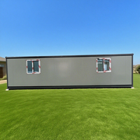 Casa Móvil Plegable de 20 pies con Diseño Rústico Transpirable Evermore, 4 Dormitorios, con Oficina, Cocina y Contenedor de Almacenamiento