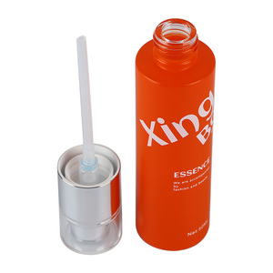 Botella <span class=keywords><strong>de</strong></span> Vidrio <span class=keywords><strong>de</strong></span> Lujo <span class=keywords><strong>de</strong></span> 50 ml con Fondo Grueso, Colorida, para Loción, Esencia, Suero o Base <span class=keywords><strong>de</strong></span> Maquillaje, en Vibrantes Tonos Naranja y Azul - Product Image 5