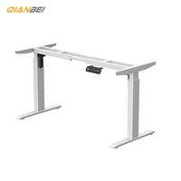 Tables de jeu Table Mobile Sit Stand Desks Height Up Electric Shaped Leg Frame Leg Mécanisme d'ordinateur Tables de jeu