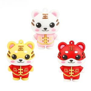 Dễ Thương Phim Hoạt Hình Ổ Đĩa Flash USB 64GB Màu Hồng Phim Hoạt Hình Ổ Đĩa Bút 32GB Màu Đỏ Keyless Chuỗi Memory Stick 16GB Thiết Bị Lưu Trữ Trắng Pendrive - Product Image 2