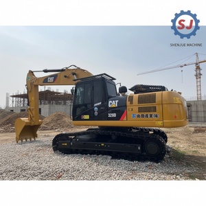 Excavatrice d'occasion Cat 329D 29 tonnes pour la construction routière, faible nombre d'heures, prête à être expédiée, certifiée d'occasion et livraison rapide - Product Image 2