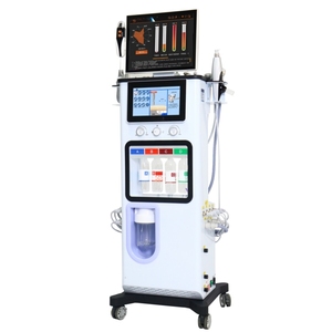 High Selling 11in1 Oxygen Hydra Therapy Face Care Anti-aging Skin Rejuvenation Dermabrasion Machine with AI Skin <b>Scalp</b> Analyzer - Product Image 3
