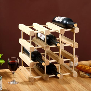 Étagère à épices modulaire en bois massif empilable pour 12 bouteilles, écologique, à assembler soi-même, pour les armoires de cuisine - Product Image 6