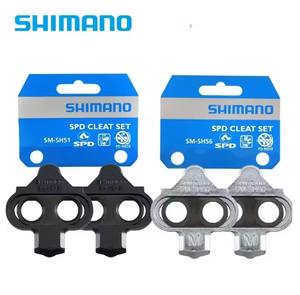Placas de Pedales <span class=keywords><strong>SHIMANO</strong></span> SPD SM SH51 SH56 para Bicicleta de Montaña, Compatibles con <span class=keywords><strong>M520</strong></span> M540 M8000 M8020 Originales - Product Image 1