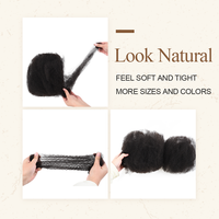 Cheveux brésiliens vierges afro crépus en vrac, grand paquet de cheveux humains afro crépus en vrac pour tresses, torsades et extensions de cheveux