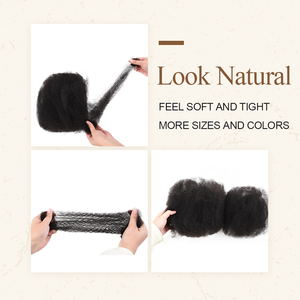 Cheveux brésiliens vierges afro crépus en vrac, grand paquet de cheveux humains afro crépus en vrac pour tresses, torsades et extensions de cheveux - Product Image 4