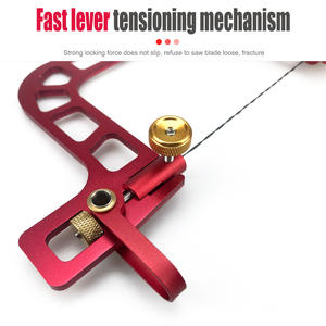 Machine à mortaiser portative pour le travail du bois avec cadre en aluminium Scie à chantourner <span class=keywords><strong>de</strong></span> qualité manuelle - Product Image 2