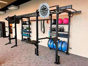 Rack Multifuncional para Crossfit y Dominadas, con Base Robusta, para <span class=keywords><strong>Gimnasio</strong></span> - Product Image 5