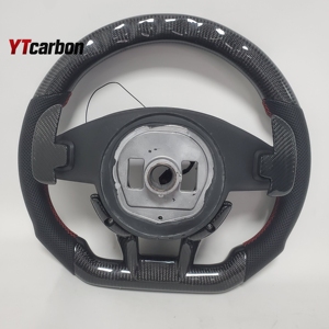 <span class=keywords><strong>Volante</strong></span> YTcarbon para CLA CLA45 <span class=keywords><strong>AMG</strong></span> C117 X117, Nuevo, Estilo Racing, Fibra de Carbono Forjada Real, Gamuza Italiana, con Calefacción - Product Image 2