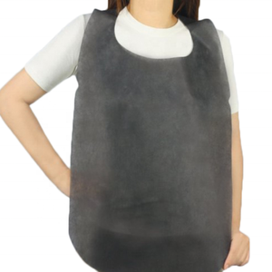 ผ้ากันเปื้อนในครัวผ้าใยสังเคราะห์แท้แบบไม่ทอหรูหราออกแบบโลโก้ได้ตามต้องการสำหรับเชฟชายเตาย่างร้านอาหารบาร์คาเฟ่เพื่อความงามของผู้ใหญ่ - Product Image 3