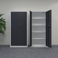 Armoire de classement en acier sécurisée avec empreinte digitale et mot de passe, 2 tiroirs, serrure à code, design moderne pour usage de bureau Dingshengnuo