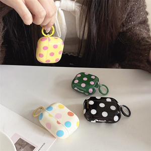 เคสพลาสติกเคลือบเงาพิมพ์ลายจุด IMD สำหรับหูฟังไร้สายรุ่น 1 2 3 4 Pro 2 พร้อมกล่องชาร์จ - Product Image 4