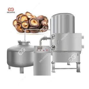 50kg/Charge Gemüse fleisch Tief vakuum Friteuse Maschine Lpg Mini Pilz Vakuum Friteuse für Obst und Gemüse