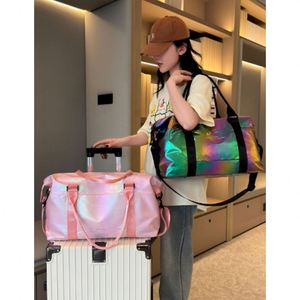 Sac de sport coloré pour homme, sac de sport décontracté, sac de fitness imperméable avec compartiment pour chaussures, sacs de voyage - Product Image 6