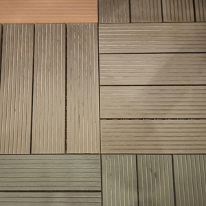Dalles de sol en WPC modernes antidérapantes et lisses <span class=keywords><strong>pour</strong></span> cour, bricolage - Product Image 6