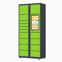 Casier intelligent personnalisé étanche en libre-service avec serrure à combinaison/clé, écologique, durable, kiosque de livraison de colis 24h/24