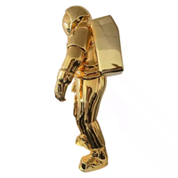 Offre Spéciale personnalisé 1.8 mètres en fibre de verre électrolytique astronaute Sculpture Spaceman Statue pour salon/décoration d'hôtel