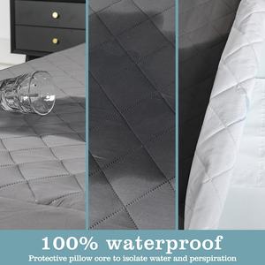 Usine directe reine taille microfibre draps ensemble confortable respirant polyester PVC-rempli chambre <span class=keywords><strong>drap</strong></span> de lit en doux maison - Product Image 4