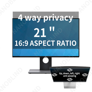 NANOBLIND Filtre de confidentialité 21.5 pouces pour écran d'ordinateur Protecteur d'écran anti-espion 4 voies de confidentialité pour Dell / Asus / Lenovo / Acer - Product Image 1