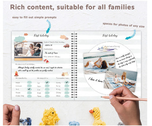Libro <span class=keywords><strong>de</strong></span> memoria personalizado para bebés, diario con impresión a todo color, <span class=keywords><strong>primer</strong></span> año <span class=keywords><strong>de</strong></span> memoria del bebé, álbum <span class=keywords><strong>de</strong></span> fotos, libro, diario <span class=keywords><strong>de</strong></span> <span class=keywords><strong>embarazo</strong></span> - Product Image 3