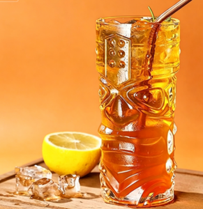 Verres à <span class=keywords><strong>cocktail</strong></span> multi-usages élégants en verre épais transparent, style Tiki tropical - Product Image 2