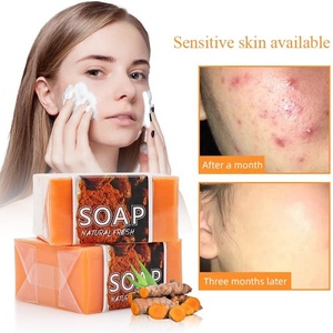 <span class=keywords><strong>Savon</strong></span> blanchissant artisanal au glutathion, curcuma et acide kojique pour les taches brunes et l'éclaircissement de la peau - Product Image 3