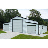 Bâtiment préfabriqué d'atelier de structure métallique de kits de hangar en métal d'entrepôt d'immobiliers