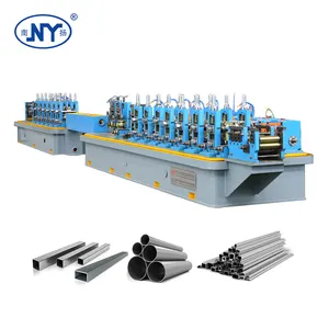 Nanyang wholesale price high frequency square round steel pipe welding mill erw tube pipe mill