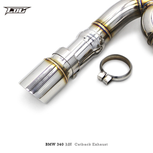 Échappement arrière BSK pour <span class=keywords><strong>BMW</strong></span> 340/340i/440/440i 3.0T 2016-2023, système d'échappement en acier inoxydable avec silencieux et son actif - Product Image 5
