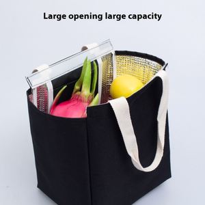 Large Capacity Oxford Cloth Insulated <b>Cooler</b> <b>Bag</b> Portable Reusable Lunch <b>Bag</b> Custom Eco-Friendly for Campus Office Use Exported - Product Image 4
