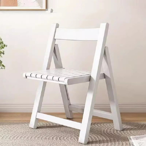 Solid Wood <strong>Padded</strong> <strong>Seat</strong> Wooden Folding <strong>Chair</strong> Space Saving Foldable Design Ergonomic Backrest <strong>for</strong> Home Dining Office Outdoor Use - Product Image 4