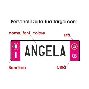 Plaques d'<span class=keywords><strong>immatriculation</strong></span> européennes décoratives pour voitures, fabriquées en Chine, personnalisées, en aluminium gaufré réfléchissant de 3 mm d'épaisseur, style italien. - Product Image 2