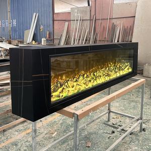 BOWEIYA hogar personalizable 3D simulación fuego chimenea decorativa sala de estar TV gabinete con humidificador integrado - Product Image 1