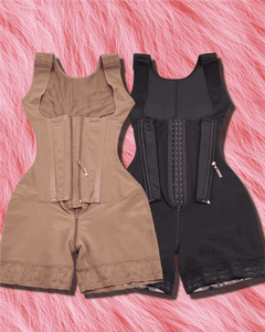<span class=keywords><strong>Fajas</strong></span> <span class=keywords><strong>Colombianas</strong></span> Reductrices Post-partum Phase 2, Body Sculptant avec Fermeture à Crochets et Œillets, Contrôle du Ventre, Entrejambe Ouvert Réglable - Product Image 1