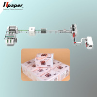 Toalha de papel higiênico semi automático, máquina de rolamento de linha de produção