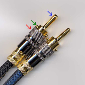 Lockable Banana <strong>Plug</strong> Connector, <strong>Speaker</strong> Cable <strong>Plug</strong>, Hifi Screw Locking Audio Adapter - Product Image 3