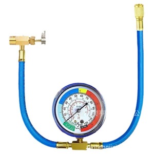 Juego de herramientas de reparación de refrigeración YH R134A R12, manómetro de presión para aire acondicionado automotriz con adaptadores para carga de refrigerante - Product Image 4