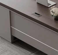 Mobilier de bureau exécutif personnalisé de luxe pour le bureau du PDG Table de bureau