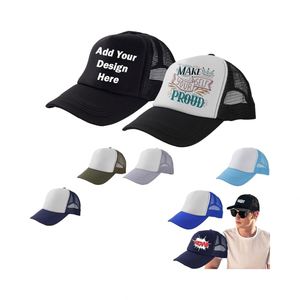 Gorra de Béisbol de Malla Casual con Bordado 3D, Personalizable, Unisex, para Adultos, Gorras de Camionero de Verano - Product Image 1