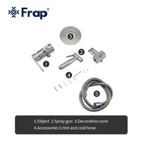 Frap bidet douche eau chaude froide robinet de bain en acier inoxydable bidet pulvérisateur bidet robinet F72801