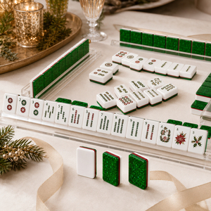 Tuiles de Mahjong Américaines Personnalisées 160 Pièces en Acrylique Gravé Étiquette Privée Fabricant OEM ODM - Product Image 4