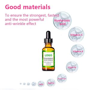 Sérum d'essence pour le visage à l'acide hyaluronique, hydratation intense, nourrissant, éclaircissant le visage, adoucissant, cosmétique, vente en gros d'usine - Product Image 4