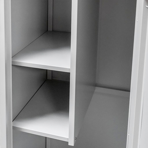 Meubles de bureau et de maison : Armoire de rangement 1 porte avec étagères - Product Image 6