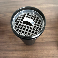 Bouteille de gymnastique 600ml sans BPA logo personnalisé Portable Fitness Gym Sport Shaker de protéines Tasse à eau avec mélangeur à mailles en plastique blanc noir