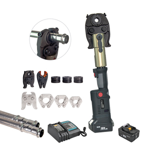 Alat pemasang pipa hidrolik elektrik GES-1550, alat pemotong kabel tembaga 3 in 1 baterai elektrik - Product Image 1