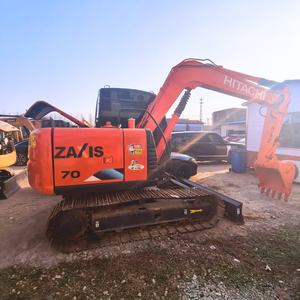 Mini Escavadora Original Usada do Japão 7ton <span class=keywords><strong>HITACHI</strong></span> ZX70 Mini Escavadora <span class=keywords><strong>Hitachi</strong></span> 70 Escavadora de Esteira à Venda - Product Image 3